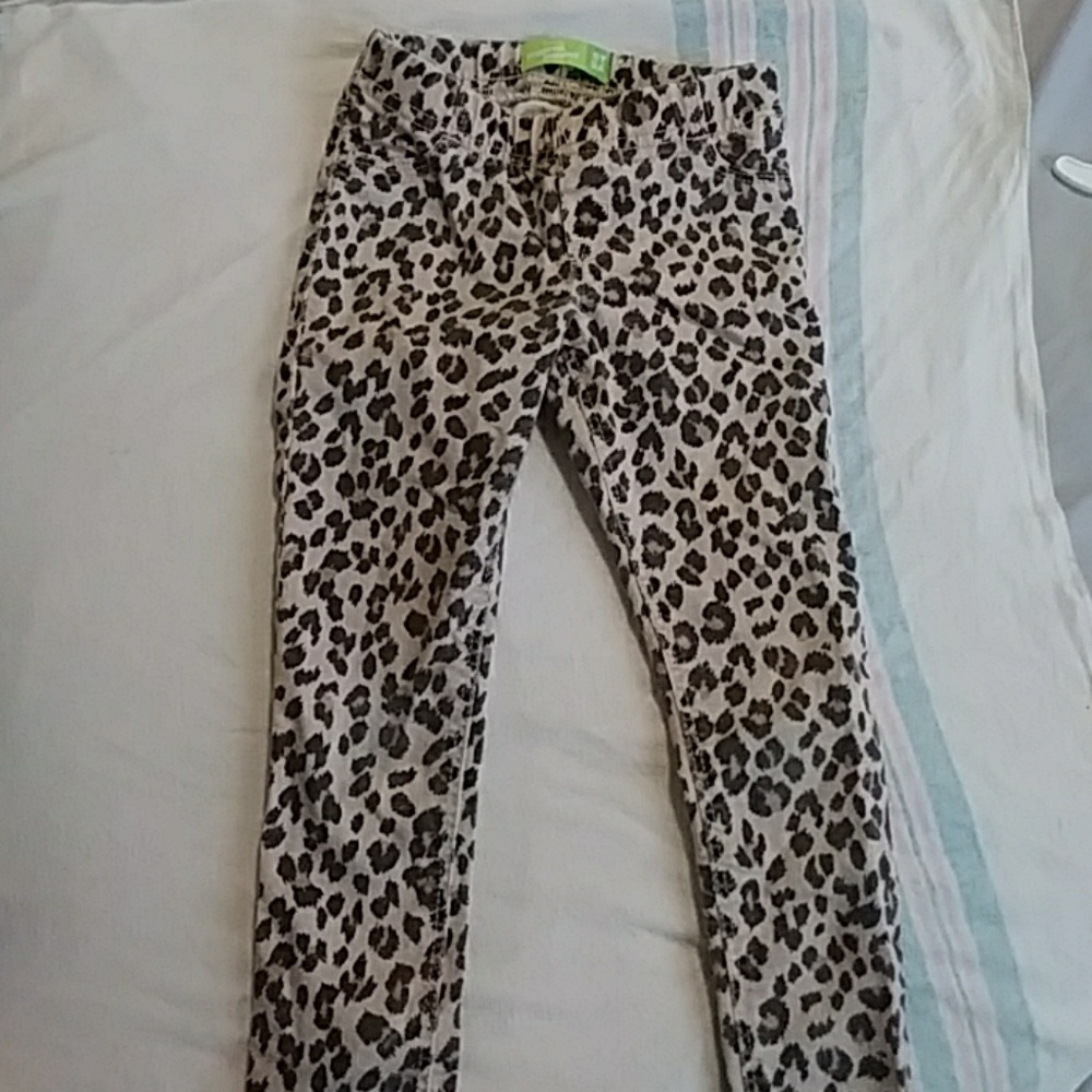 Animal print jeggings
